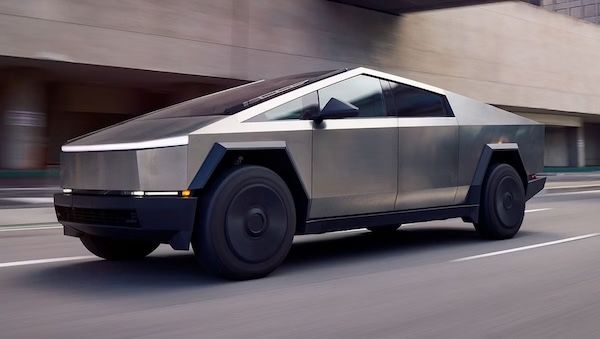 2025 Tesla Cybertruck — luxury black truck rental